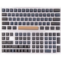 135 키 캡 블루 사무라이 OEM 프로필 PBT 체리 더키 iKBC 식 키보드 게임용 MX 스위치 용 더블 샷, [01] 135 Keys