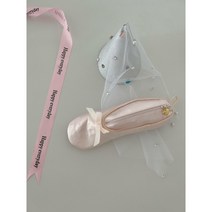 핑크 발레 토슈즈 실크 필통 발레리나 브러쉬파우치 발레코어룩 뉴진스스타일 동전지갑