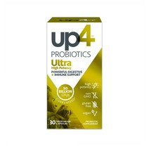 up4 업4 울트라 프로바이오틱스 유산균 500억 CFU 베지캡슐 30정 Ultra High Potency Probiotic Supplement, 1개
