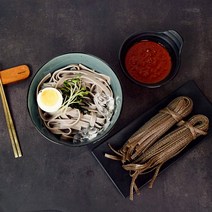 메밀밭에가시리 100% 제주 순메밀면 소바세트, 순메밀칼국수 500g+소바장국 300g