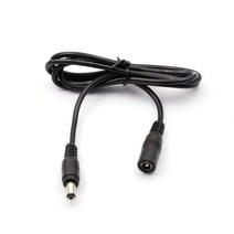 DC 12V 전원 연장 케이블 CCTV 보안 카메라 남성 코드 와이어에 5.5*2.1MM 여성 LED 스트립 홈 어플 라 이, 한개옵션1, 02 50cm