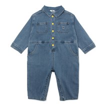 [B블루독베이비B] (BL)블루독실크데님점프수트 4311442002 선물 우주복 바디수트 23SS