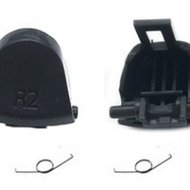 PS4 프로 슬림 듀얼쇼크4 패드수리부품 L2R2 R1L1 컨덕터등, 1개, PS4패드부품-PRO-SLIM전용 L2/R2 버튼(스프링포함)