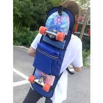 스케이트 전동킥 그루져 롱 보드 백팩 캐리어, C