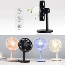 핫딜!!최저가!!((무료배송))(라라몰) 세븐윙 USB 탁상용 선풍기, 블루