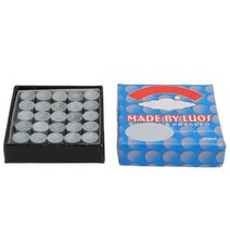 당구 당구용품 당구큐대LP 미국 스누커 당구 스틱 팁 높은 마찰 풀 큐 50 pcs