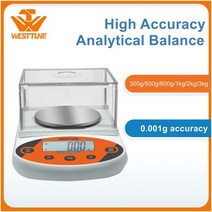 0.01g 전자 디지털 저울 실험실 분석 정밀 300g/500g/600g/1Kg/2Kg/3Kg 주방, 1000g 0.01g_220V | Eu