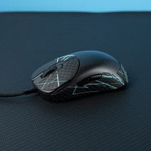 마우스 VAXEE AX 그립 OUTSET 스티커 ZYGEN NP-01 모음, 검정색및파란색스트립(두께0.40MM), 한개옵션1