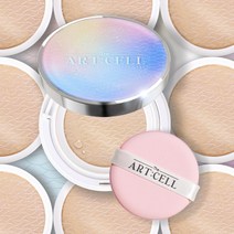 데이셀 디 아트셀 오로라 진주 텐션 쿠션 브라이트닝 이펙트 16g(SPF50+), 본품+리필 21호