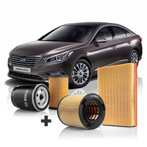 LF 소나타 1.7 디젤 보쉬 오일필터+에어필터 세트 O0098+A2658