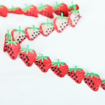 패브릭샵 캐미칼레이스 딸기