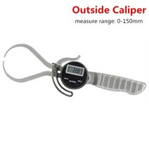 디지털 내부 캘리퍼 12.7-165MM ID 목공용 150mm 6 인치 외부, 02 outside caliper