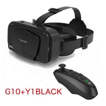 vr게임기 ios android 4.7-7.2용 스마트 vr 안경 스마트 폰 3d 가상 현실 안경 헬멧 movieamp 리모콘이있는 게임 vr 헤드셋, hcp949c
