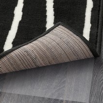 이케아 옐뢰세 단모러그 블랙/화이트 133x195 cm