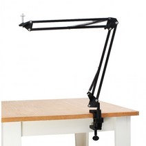 방송 장비 거치대 스탠드 고정 리뷰 촬영 스트리머 줌 1인 탁자 미러리스 테이블 데스크붐 봉, 단품