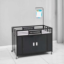 마트 판매대 백화점 제품 과일 행사 매대 이동식, 1개, C 스타일 (사이즈 이미지 참조)