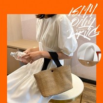 프리미엄 여름 라탄 밀집 토트백 미니백 여름가방 숄더백