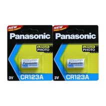 리듐건전지 2개 CR123A 3V 배터리 카메라 의료기 가전제품