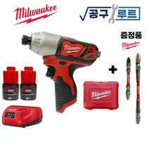 밀워키 충전임팩드라이버 M12 BID-202C 가정용 임팩트 드릴 12V 2.0Ah 밧데리 임펙드릴 밀위키 무선 핸드 전동드릴 드라이버 임펙트
