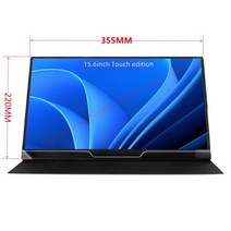 게임 게이밍 모니터 와이드 컴퓨터 13.3 14.0 15.6인치 ultrathin1080p터치 옵션 usb c hdmi 호환 ips 화면 스위치 ps4용 휴대용, 15.6 1080p 터치, 없음