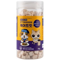 에띠마망 반려동물 동결건조 트릿 간식, 북어트릿, 80g, 1개