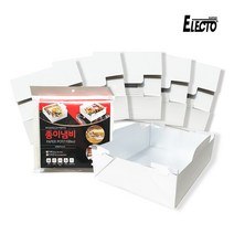 엘렉토 종이냄비 5개입/인덕션직화겸용/2인용/캠핑용품/1회용냄비/인덕션냄비, 5개
