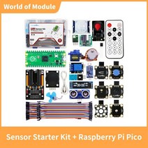 라즈베리 파이 4B 피코 DIY 전자 키트 센서 스타터 프로젝트 지원 파이썬 프로그래밍, 01 Without Pico