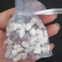 자갈 조경 조경돌 정원 야광 어항 꾸미기 100g 흰색 천연 야외 장식 바위 원예 돌 홈 물고기 탱크 바닥 모래, Color stone 5-8mm 2