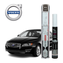 볼보 붓펜 페인트 자동차 도색용 452 블랙사파이어메탈릭, 3WAY (452 블랙사파이어메탈릭+투명코팅제)