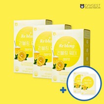 리블링워터 레몬맛 수분충전 기능성음료, 50포, 12g