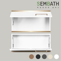 샘바스 더뉴보니 상부장 플랩장 상단장(W600xH320) 하단장(W600xH270), 무광화이트, B타입(하단장W600xH270), 더형서스, 1개