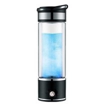 수소생성기 충전식 풍부한 수소 물 생성기 컵 전기 분해 알칼리성 제조 업체 항산화 Ionizer 병, 노란색
