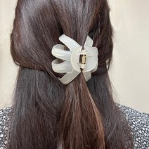 jc_대왕 왕 무지 긴머리집게 볼륨포니 소라집게 헤어핀 만두핀 하는법 파스텔 반집게핀 숱많은 집게핀