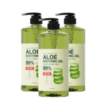 에이썸 대용량 알로에수딩젤 알로에베라 수분크림 1000ml, 3개
