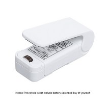 휴대용 열 봉투 실링기 패키지 실러 보관 클립 미니 식품 가정용 플라스틱 스낵 간식, 02 White