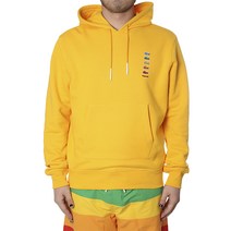(국내매장판/AS가능) 라코스테 LACOSTE X 폴라로이드 옐로 후드 스웻셔츠 남녀공용 커플 면 긴팔 티셔츠 후디 SH5661-51G-LUR