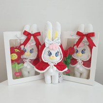 리코망토인형 + 스마일꽃인형/장미꽃인형 + 투명창쇼핑백, 리코망토인형+스마일꽃인형+투명창쇼핑백