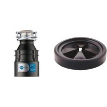 InSinkErator 쓰레기 처리기 Badger 1 13 HP 연속 공급 및 SMG-00 표준 장착 개스킷 검은색, 단일모델명/품번