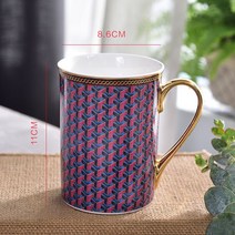 유럽 로얄코펜하겐 본차이나 명품 럭셔리 접시 영국빈티지 찻잔 그릇 고급 세트, 단일사이즈, 웨지우드블루레드컵