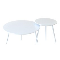 meyou 오브셋 거실테이블 화이트