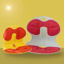 자세를 바르게 잡아주는 바른엔젤체어 프리미엄 + 라바키즈체어, 프리미엄 레드 + 라비키즈체어