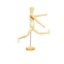 [∂LL7] 목각인형12(여) 30cm W60-06 관절 소묘용품 구체 뎃생보조 뎃셍보조 뎃생 화방_h§eEA, 옵션없음($#%)