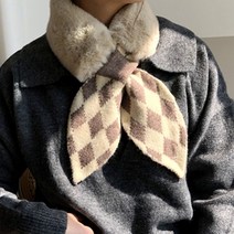 밍크퍼 쁘띠 머플러