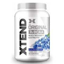엑스텐트 오리지널 파우더 BCAA 7g 90회 XTEND, 90 회분, 블루베리맛 Blue Raspberry Ice