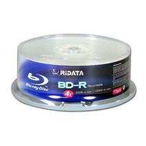Ridata BDR-254-RDCB15 4X 25 GB BD-R 케익박스 (15 팩) (제조사 단종)