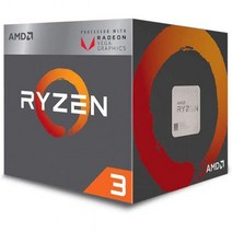 AMD 라이젠 3 3200G 4코어 언락 데스크탑 프로세서 라데온 그래픽 포함.