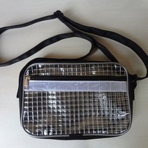 크린룸 제전 PVC 가방 8인치 격자, 블랙 색, 1개