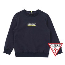 [게스키즈] 백나염 칼라장식 네이비 간절기 티셔츠 G01KBT111N3 공용티셔츠