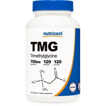 뉴트리코스트 TMG 트리메틸글리신 750mg 캡슐 글루텐 프리, 120개입, 1개, 120정