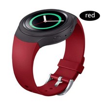 갤럭시 기어 s2에 대한 스포츠 스트랩 R720 R730 스마트 워치 밴드 실리콘, 09 red